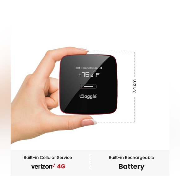 Waggle Dog Cat Wireless pet monitor GPS Verizon Alerts temp humidity geofence - Picture 4 of 10